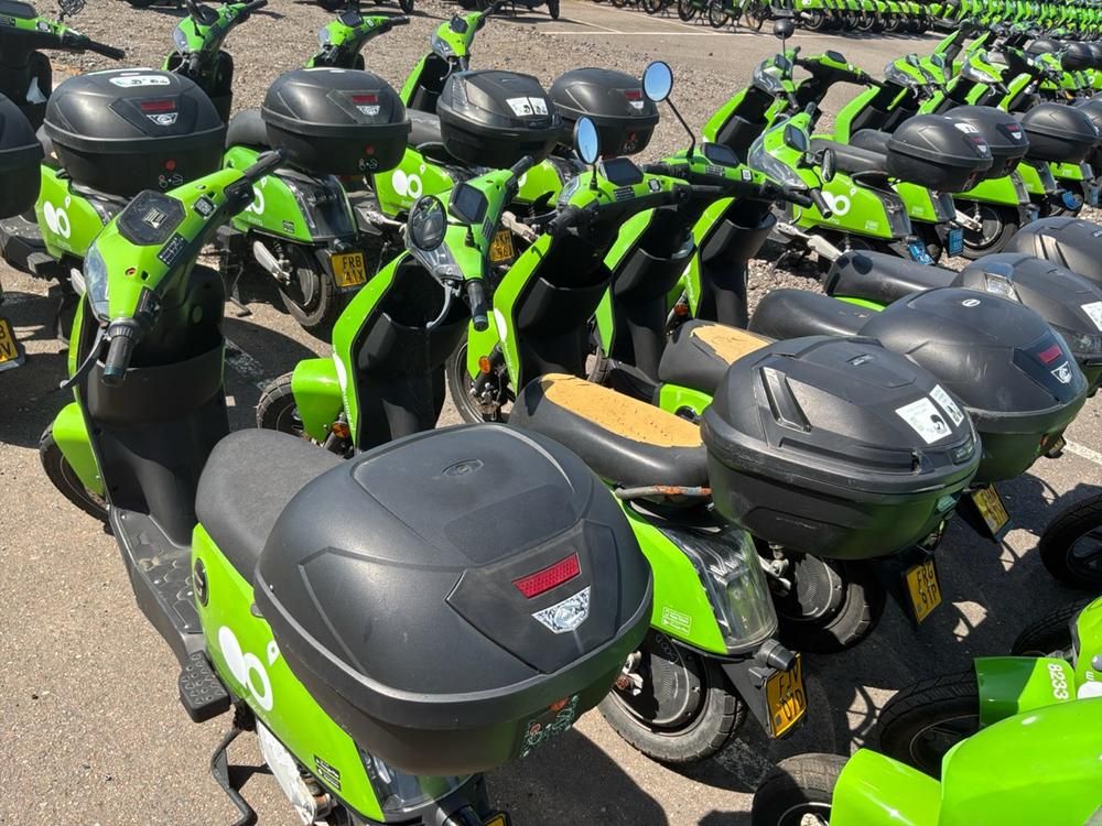 Super SOCO CUx electric fixer upper scooters (5x)