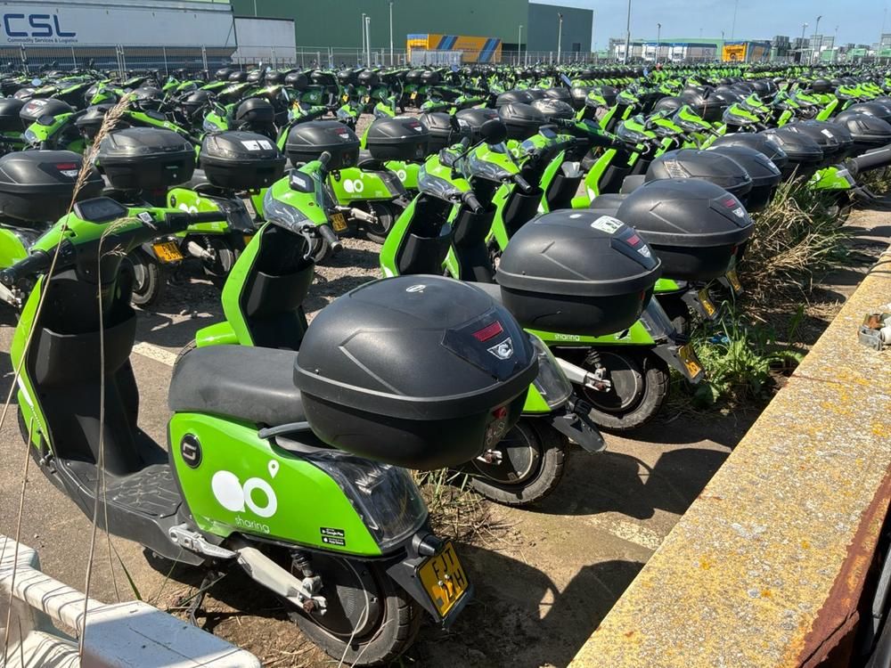 Super SOCO CUx electric fixer upper scooters (10x)