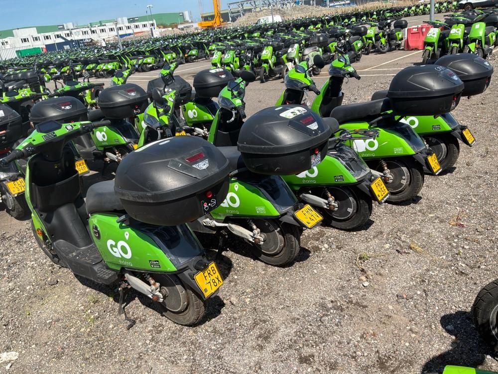 Super SOCO CUx electric fixer upper scooters (5x)