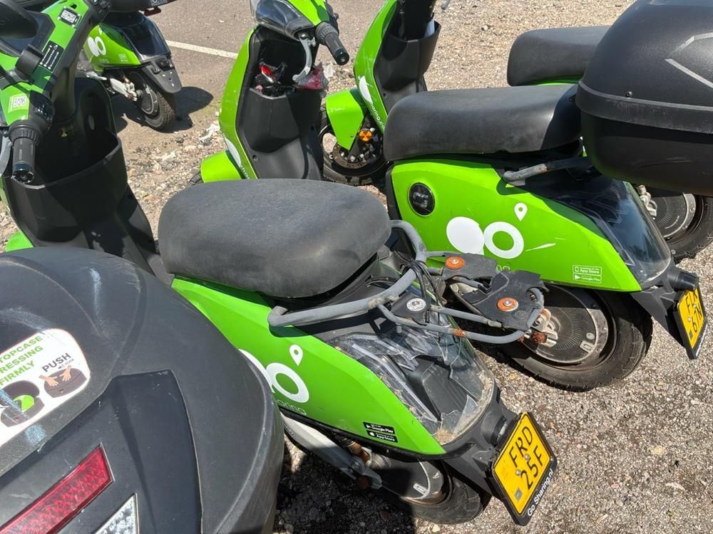 Super SOCO CUx electric fixer upper scooters (5x)