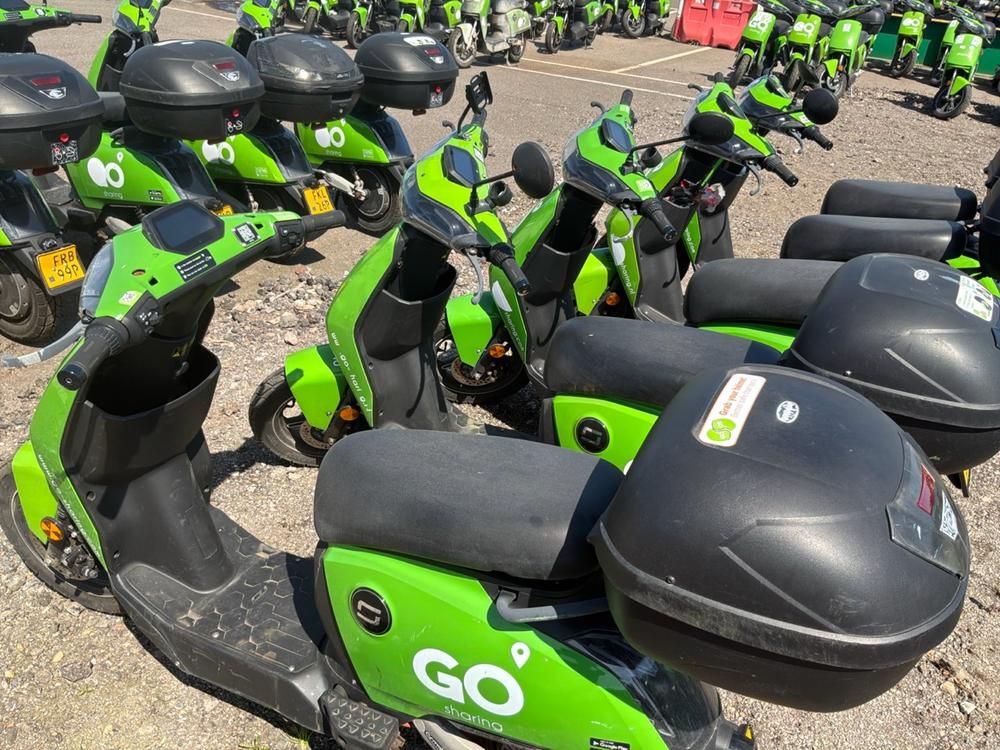 Super SOCO CUx electric fixer upper scooters (5x)