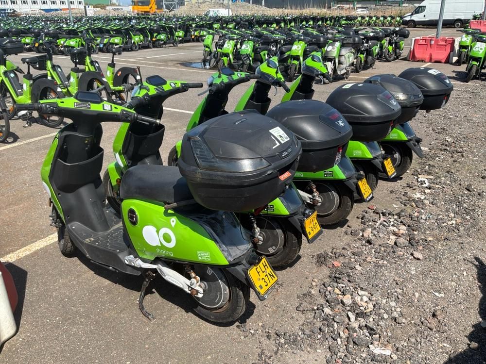 Super SOCO CUx electric fixer upper scooters (5x)