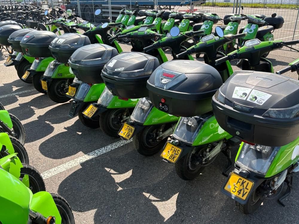 Super SOCO CUx electric fixer upper scooters (10x)