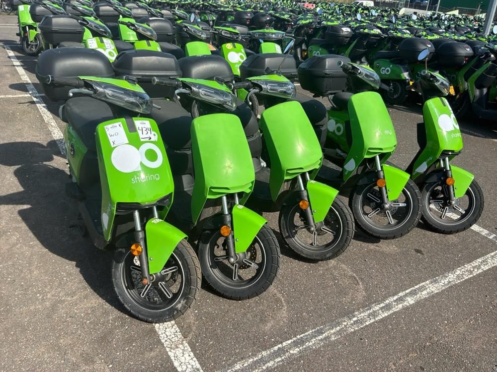 Super SOCO CUx electric fixer upper scooters (5x)