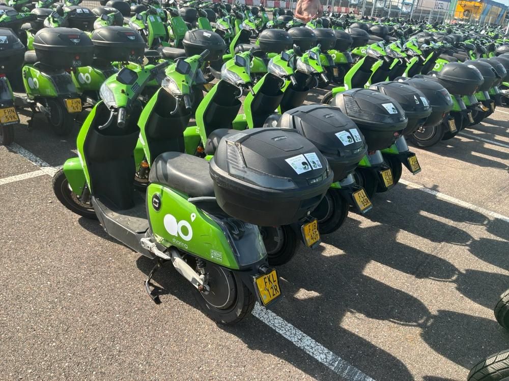 Super SOCO CUx electric fixer upper scooters (5x)
