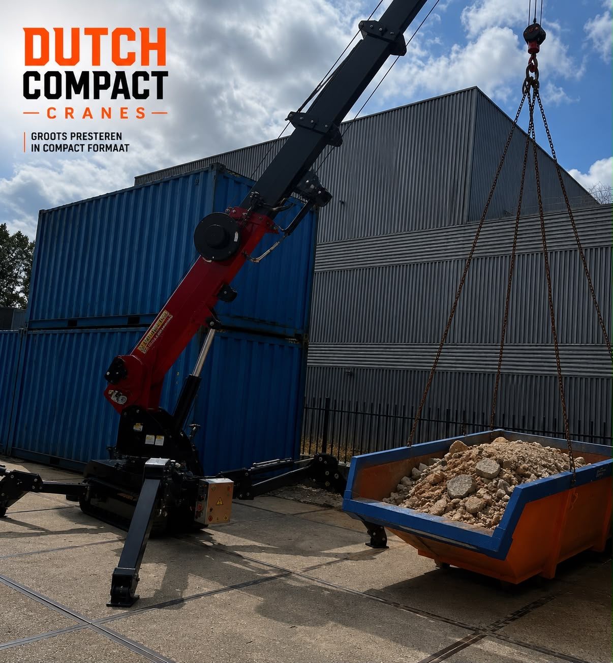 Compactkraan /- Spinkraan 3 ton