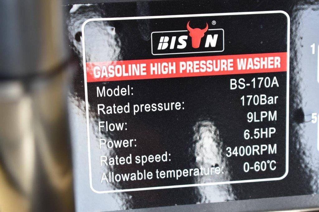 Bison HPW165 2021 High-Pressure Cleaner New