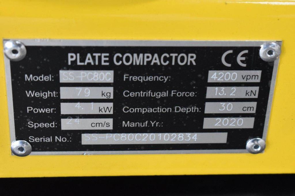 Wepromach PC80C Petrol Vibratory Plate 2021 New