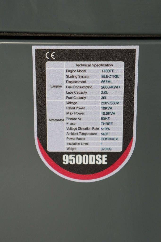Generator Silent 9500DSE Diesel 10kVA 2024 New
