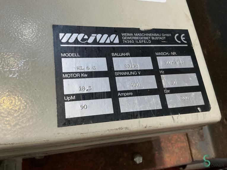 Zerkleinerungsmaschinen Weima WL 6S