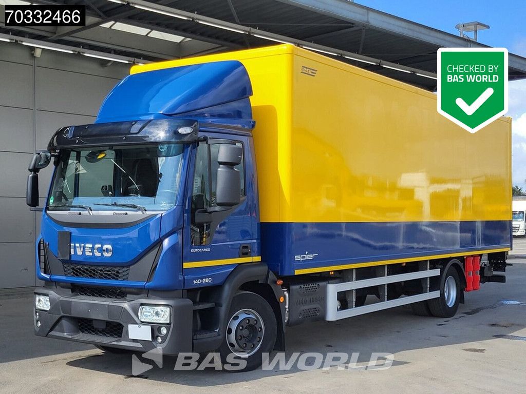 Iveco Eurocargo 140E280 4X2 14t Automatic Gearbox 1500kg Tailgate ACC airco Euro 6