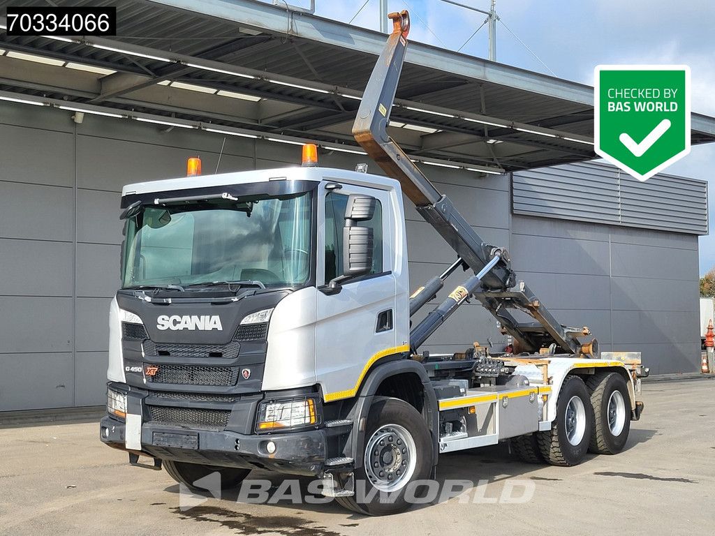 Scania G450 6X4 AJK HL20-5760 containersystem Steel suspension Big-Axle Euro 6