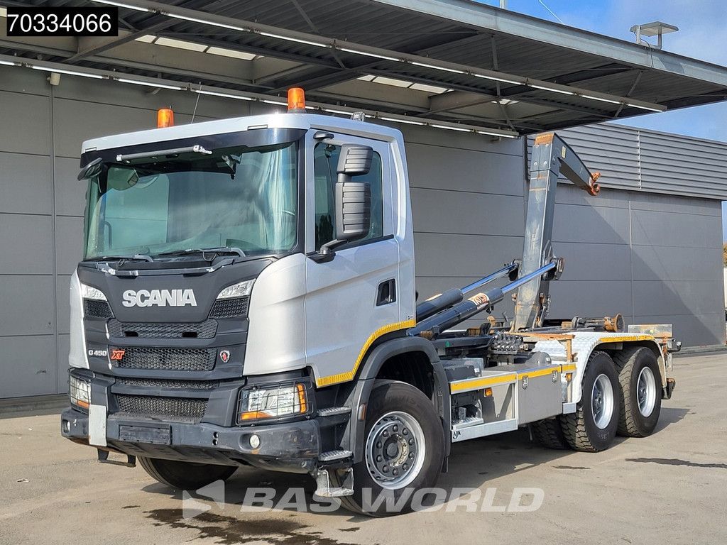 Scania G450 6X4 AJK HL20-5760 containersystem Steel suspension Big-Axle Euro 6