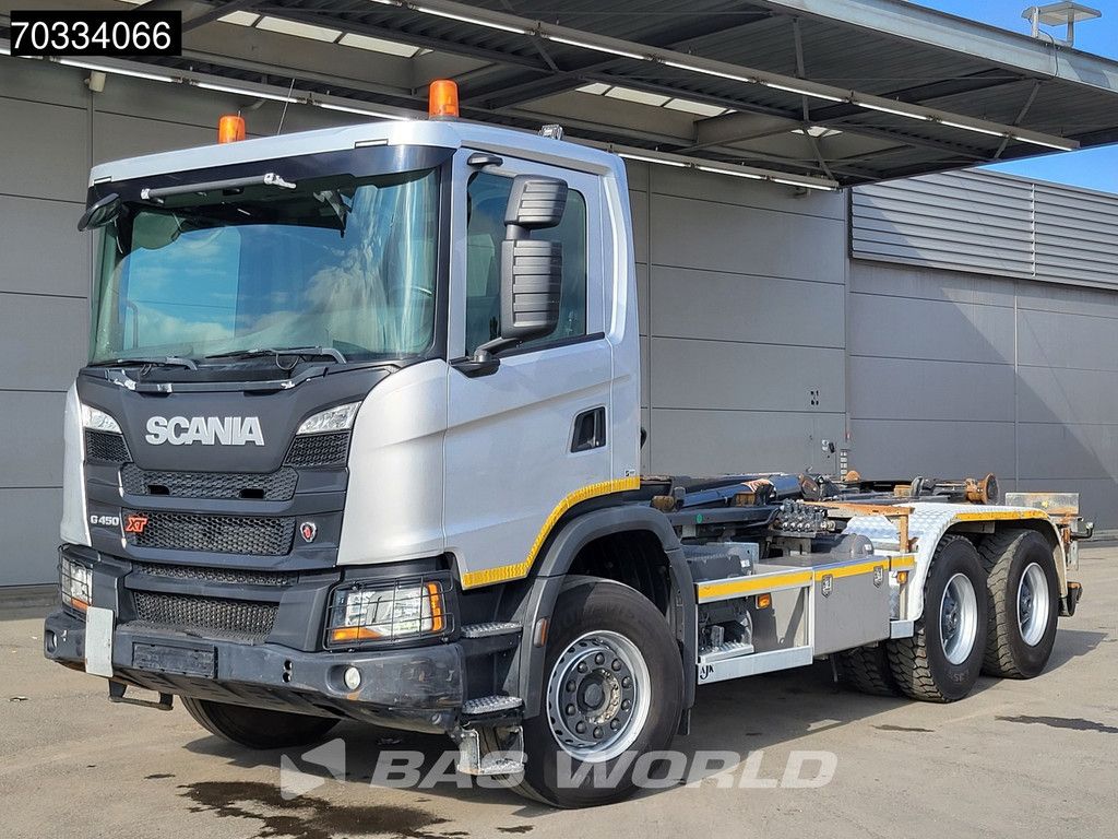 Scania G450 6X4 AJK HL20-5760 containersystem Steel suspension Big-Axle Euro 6