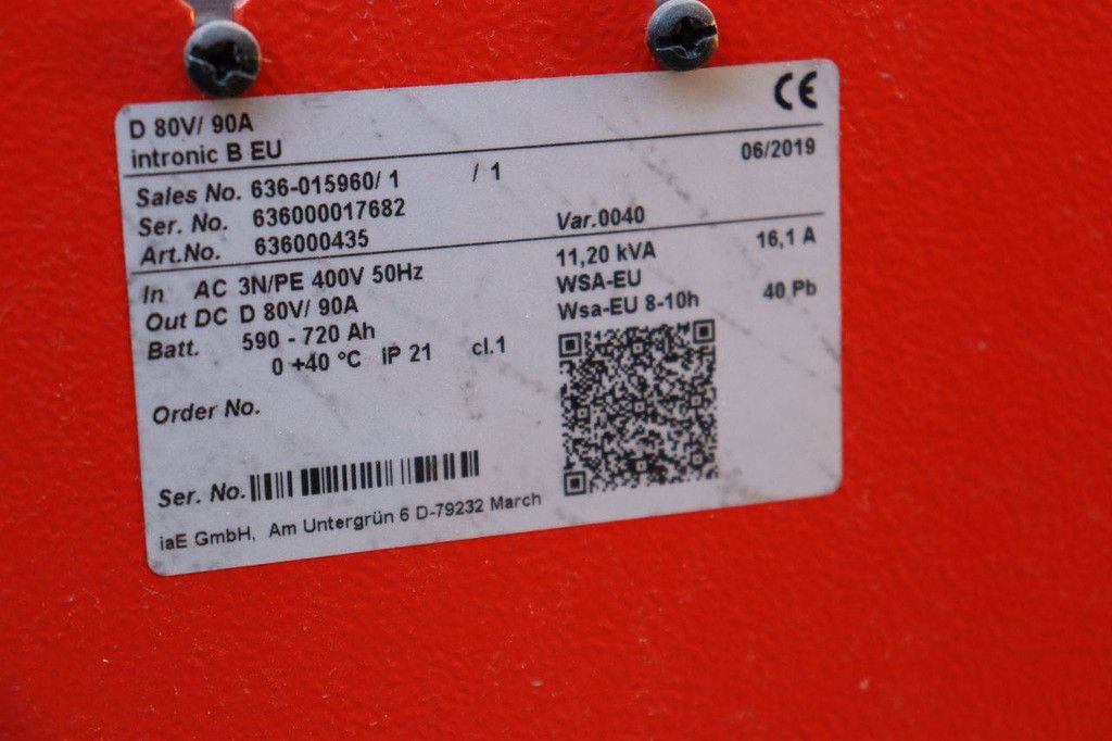 Intronik D80V/90A Battery Charger 2019