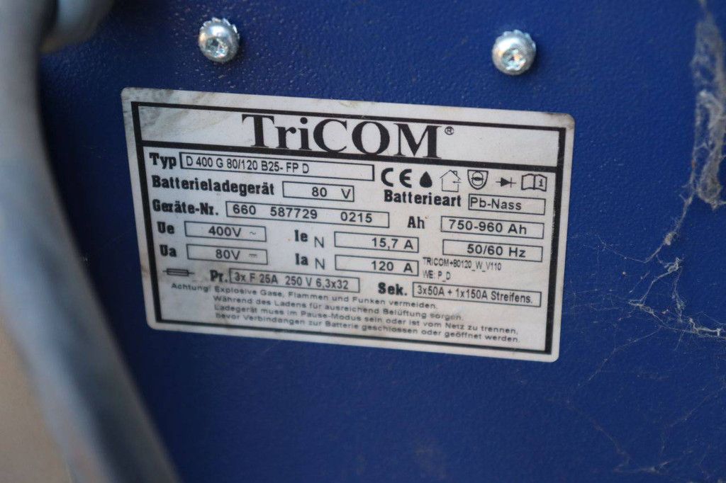 Tricom Futur 80V Battery Charger