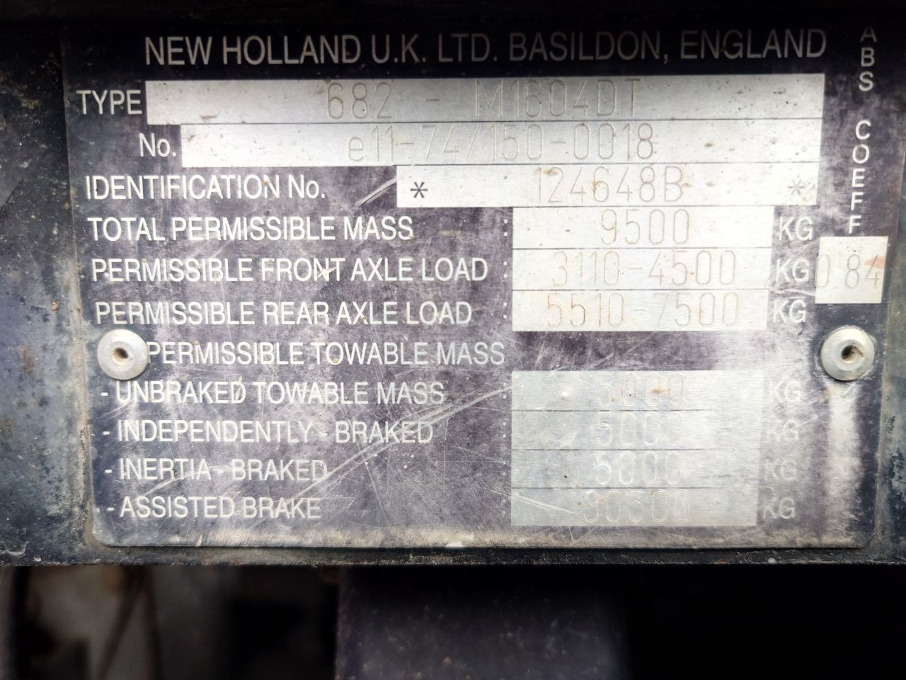 New Holland Fiatagri M160 DT Range Command