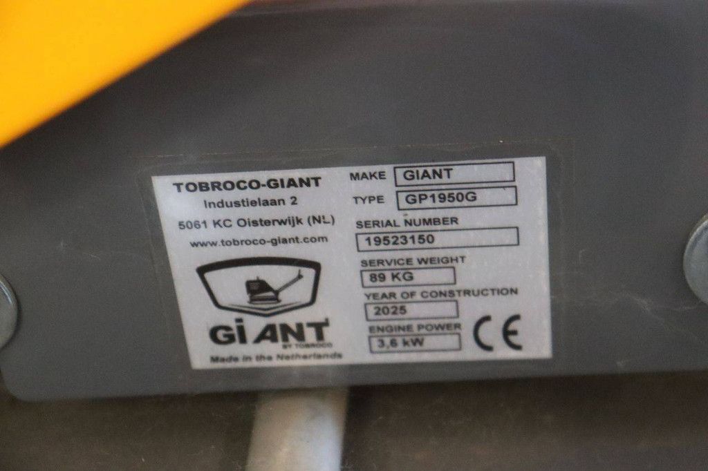 Giant GP1950G Petrol Vibratory Plate 2025