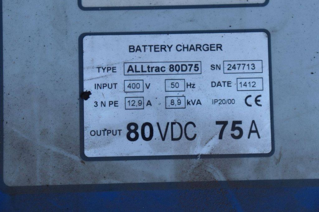 Battery charger Alltrac 80D75 2012