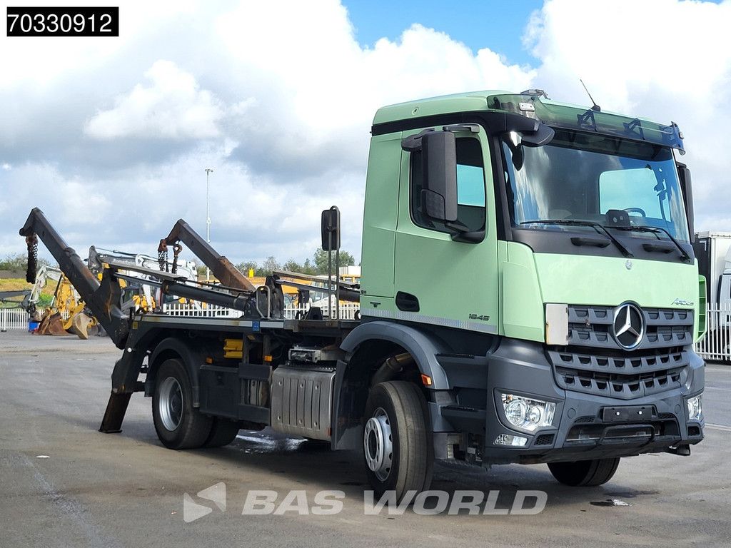 Mercedes Arocs 1845 4X2 Meiller AK12LT skiploader Automatic Retarder Euro 6
