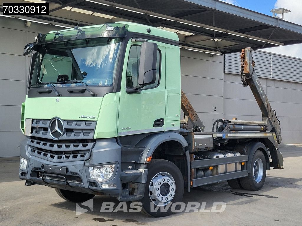 Mercedes Arocs 1845 4X2 Meiller AK12LT skiploader Automatic Retarder Euro 6
