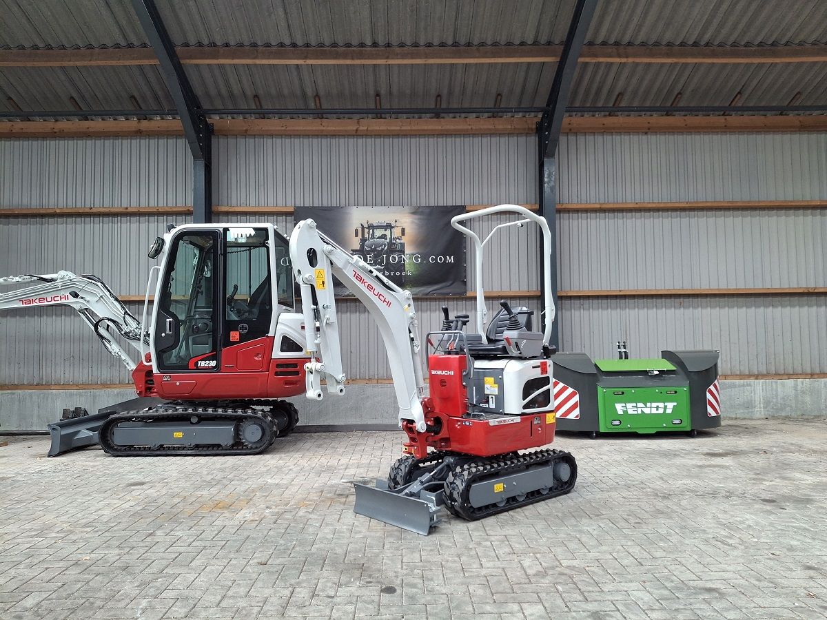 Takeuchi TB210R, minigraver, minikraan, BJ2026, Nieuw!