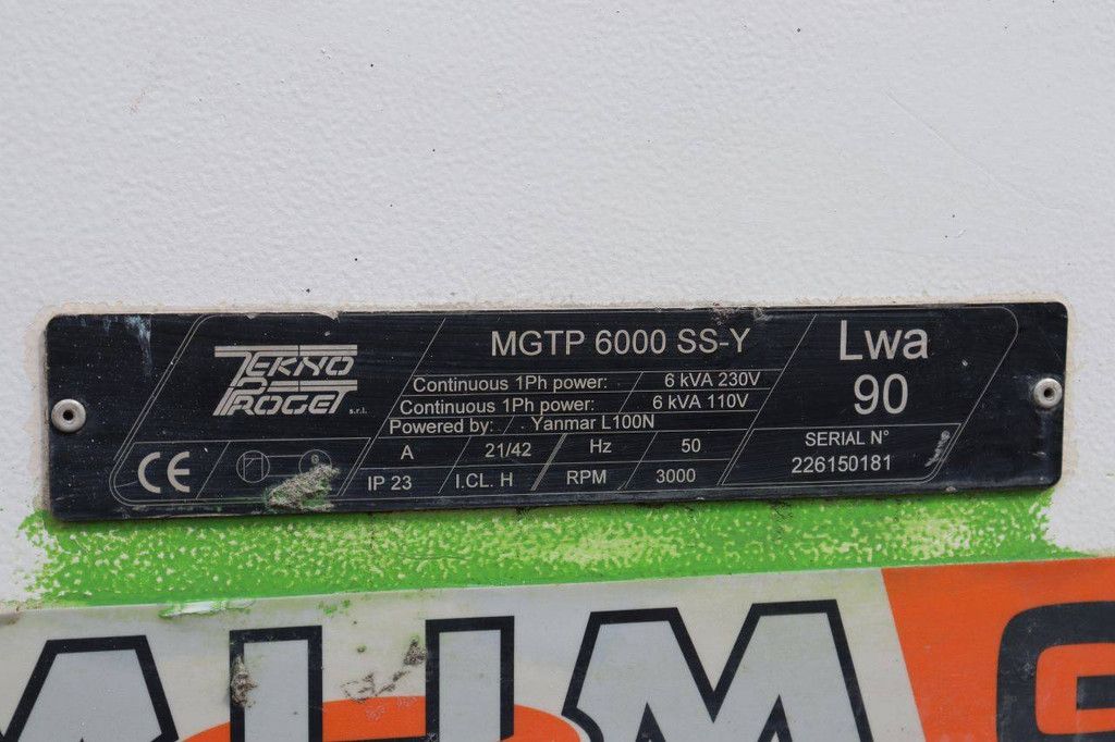 Generator MHM Gen MGTP 6000 SS-Y Diesel 6kVA