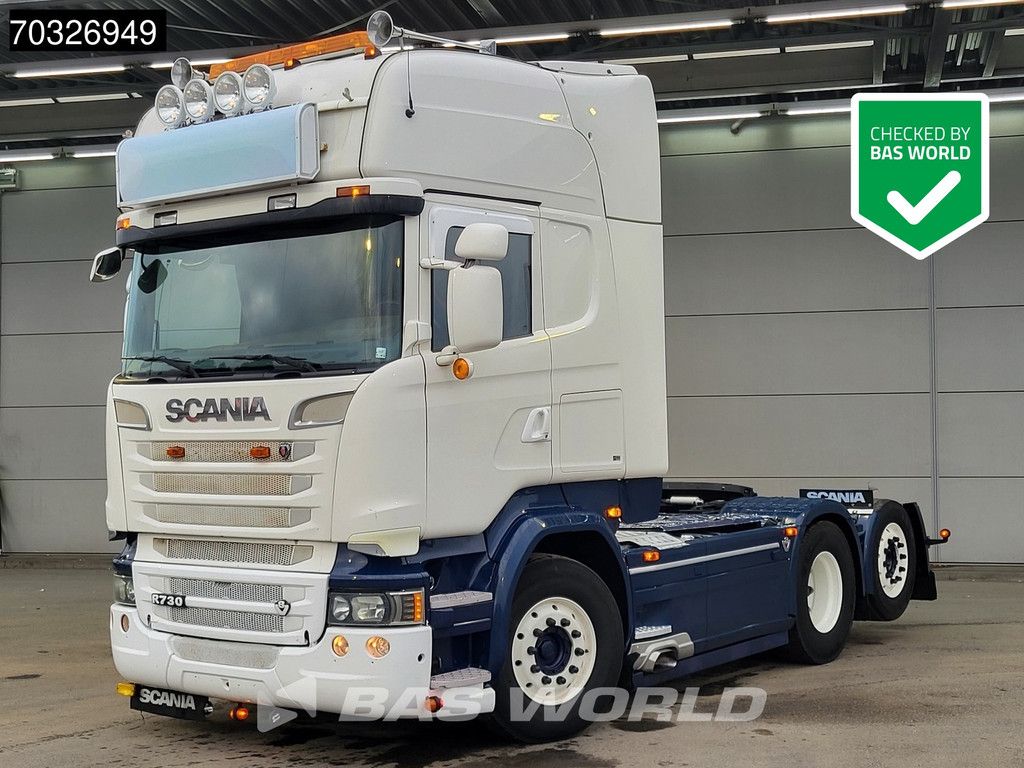 Scania R R730 6X2 V8 Retarder Full-Air Hydraulic Leather Navi Liftachse