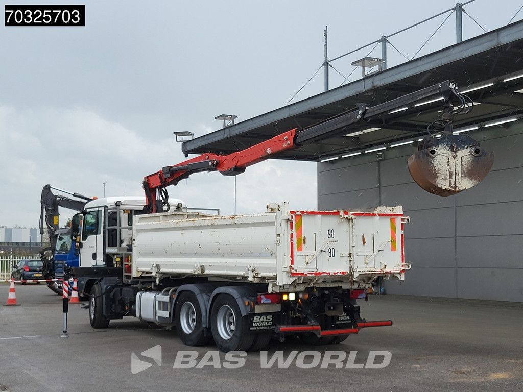 MAN TGS TGS 26.420 6X4 FASSI F165AZ.0.22 E-ACTIVE crane 2-way tipper Automatic Euro 6