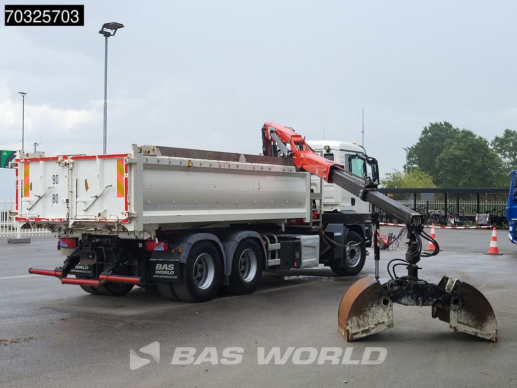 MAN TGS TGS 26.420 6X4 FASSI F165AZ.0.22 E-ACTIVE crane 2-way tipper Automatic Euro 6
