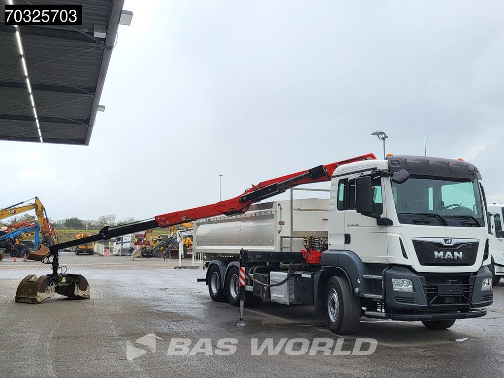 MAN TGS TGS 26.420 6X4 FASSI F165AZ.0.22 E-ACTIVE crane 2-way tipper Automatic Euro 6