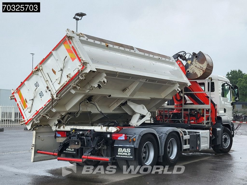 MAN TGS TGS 26.420 6X4 FASSI F165AZ.0.22 E-ACTIVE crane 2-way tipper Automatic Euro 6