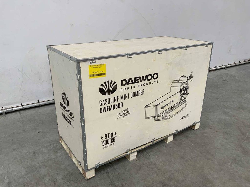 Minidumper Daewoo DWFMD500 Benzine 2026 Nieuw