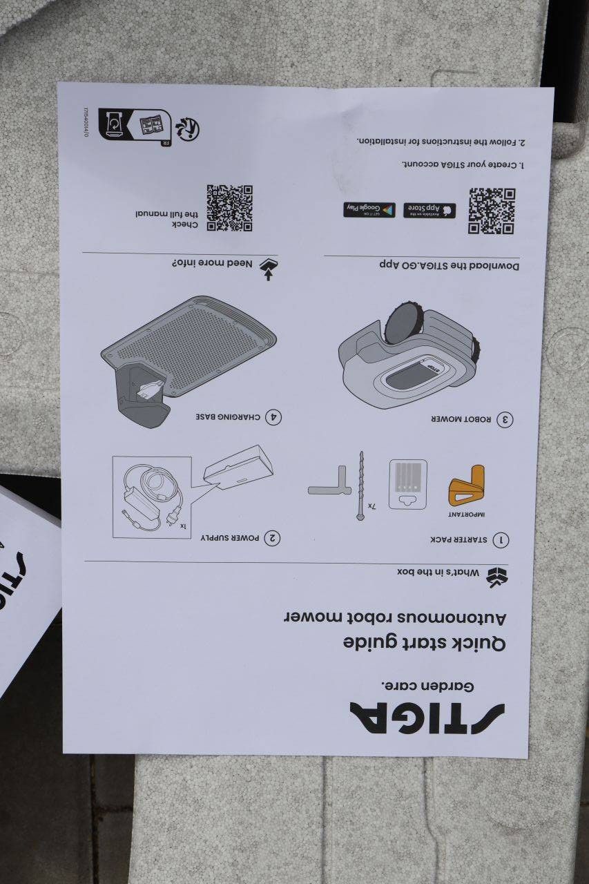 Stiga A 15v Electric Robotic Mower In Box New with GPS system