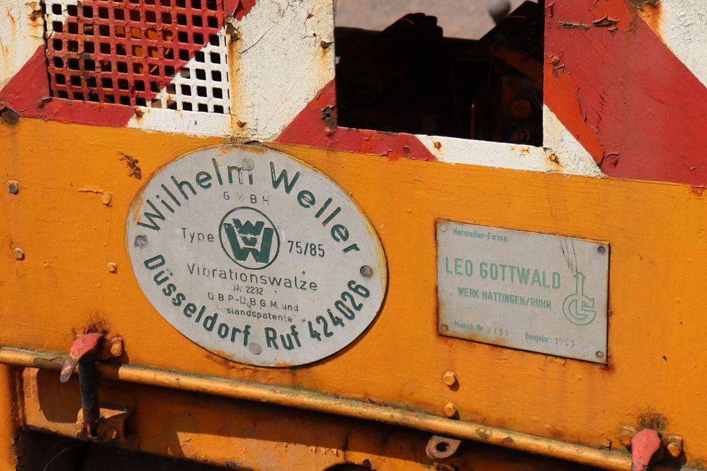 Tandem vibratory roller Wilhelm 75/85 Diesel 1961