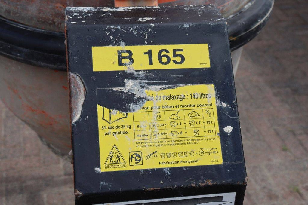 Altrad V16/B165 Electric Concrete Mixer 2015