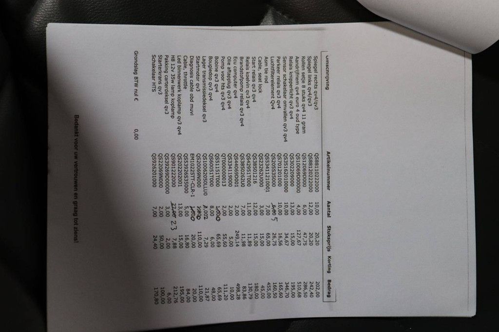Batch of Spare Parts for Qooder Scooters