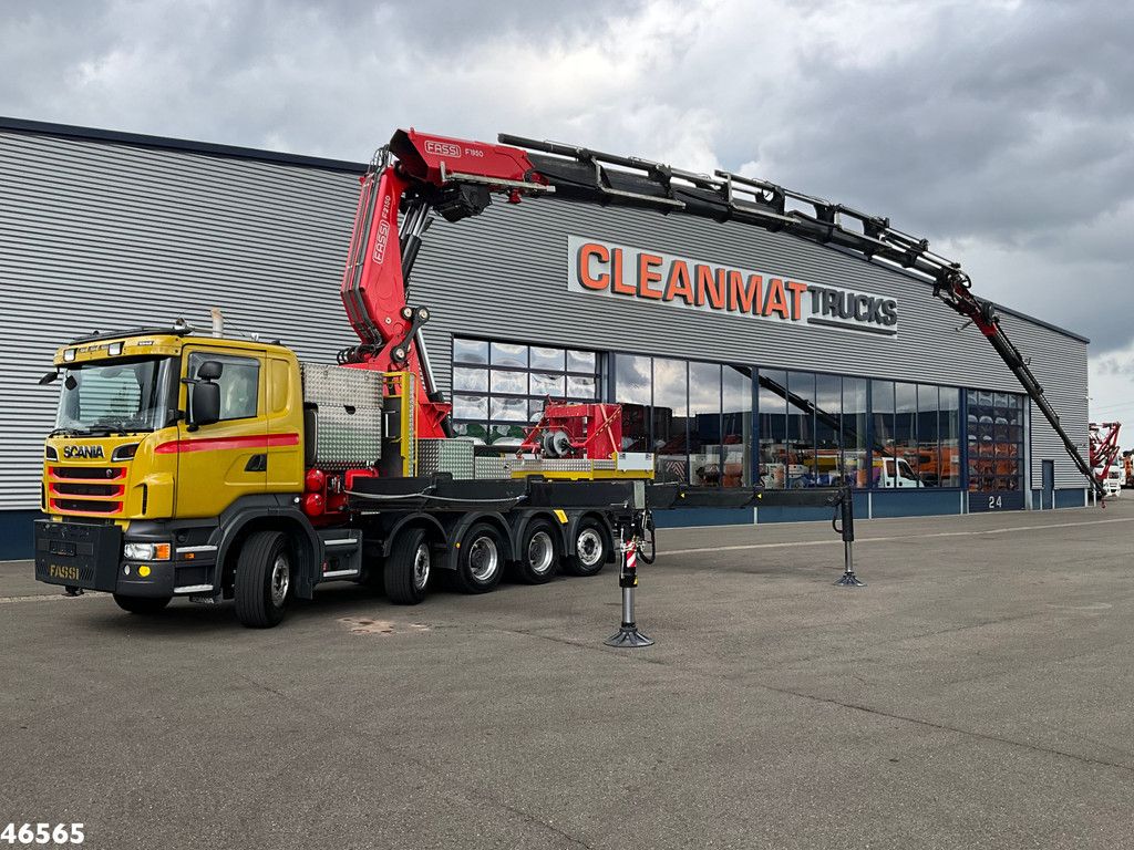 Scania R 620 10x4 Fassi 215 Tonmeter laadkraan + Fly-Jib Just 83.372 km!