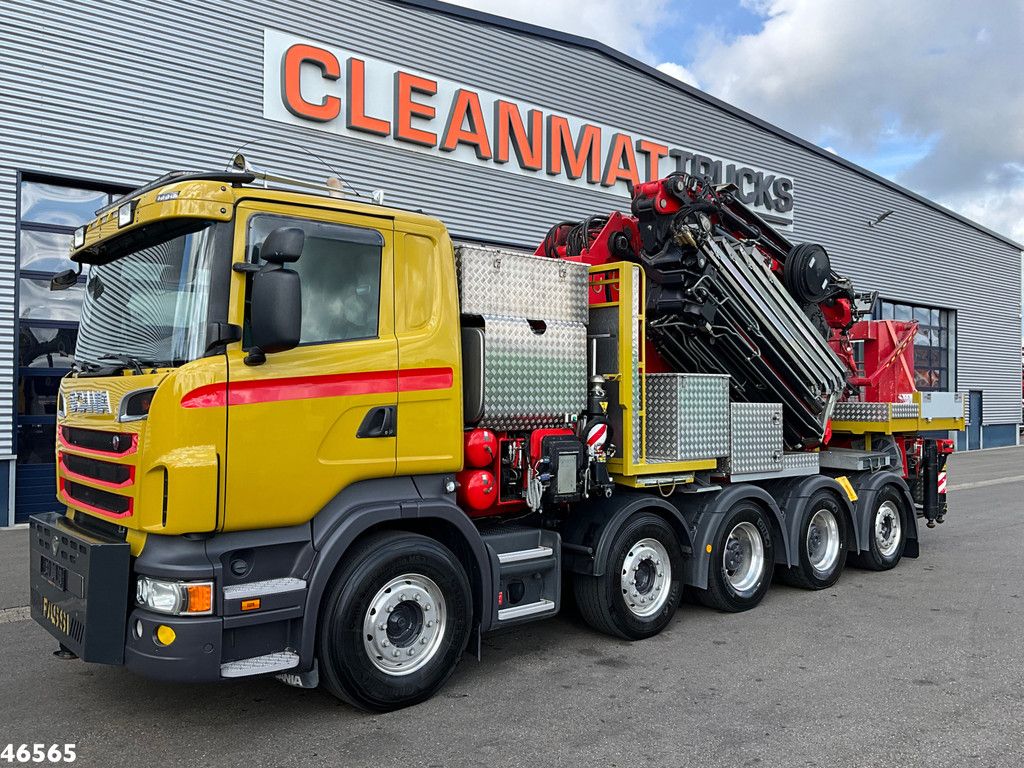 Scania R 620 10x4 Fassi 215 Tonmeter laadkraan + Fly-Jib Just 83.372 km!