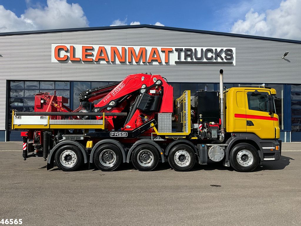 Scania R 620 10x4 Fassi 215 Tonmeter laadkraan + Fly-Jib Just 83.372 km!