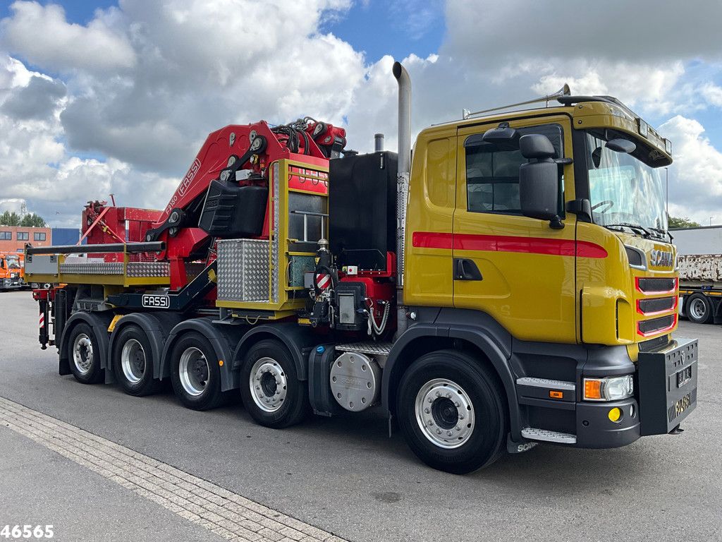 Scania R 620 10x4 Fassi 215 Tonmeter laadkraan + Fly-Jib Just 83.372 km!