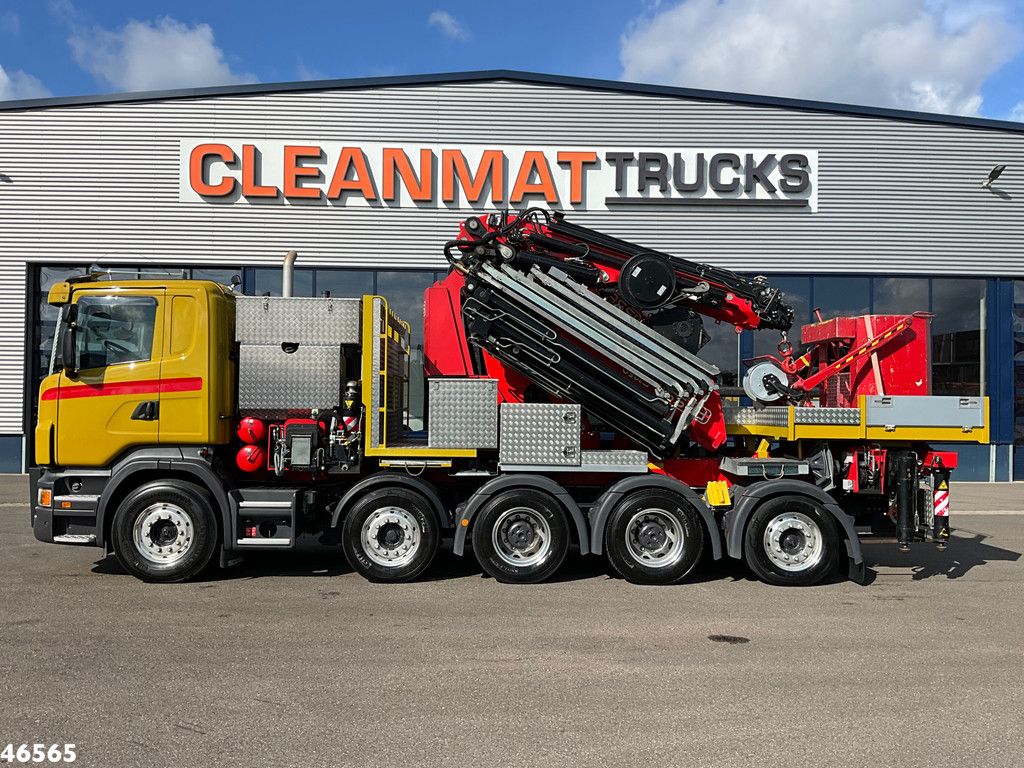 Scania R 620 10x4 Fassi 215 Tonmeter laadkraan + Fly-Jib Just 83.372 km!