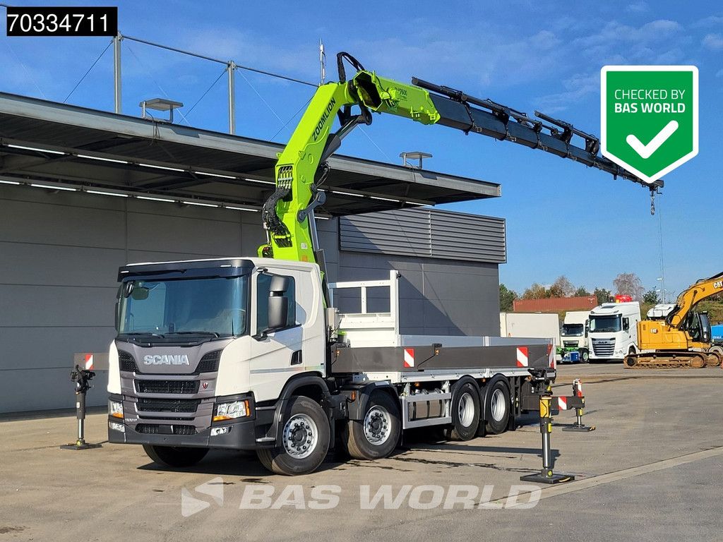 Scania P500 8X4 New! Zoomlion ZLK7600V8 Crane Kran Remote Control LED ACC