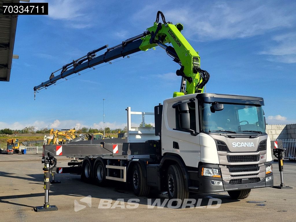 Scania P500 8X4 New! Zoomlion ZLK7600V8 Crane Kran Remote Control LED ACC
