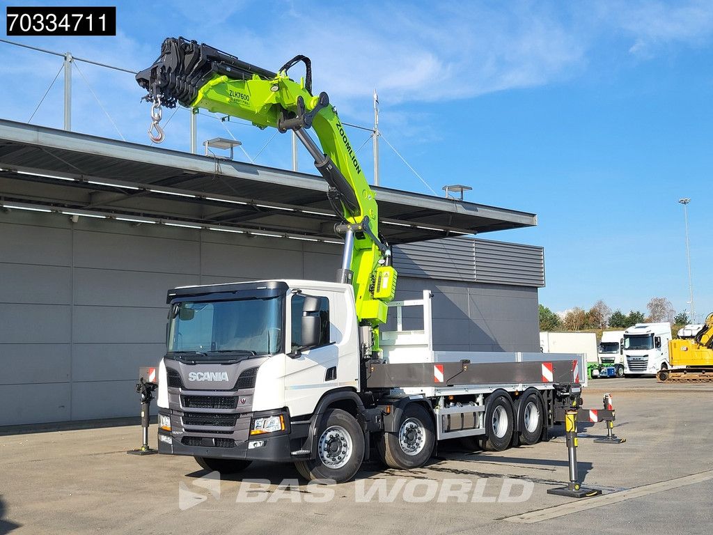 Scania P500 8X4 New! Zoomlion ZLK7600V8 Crane Kran Remote Control LED ACC