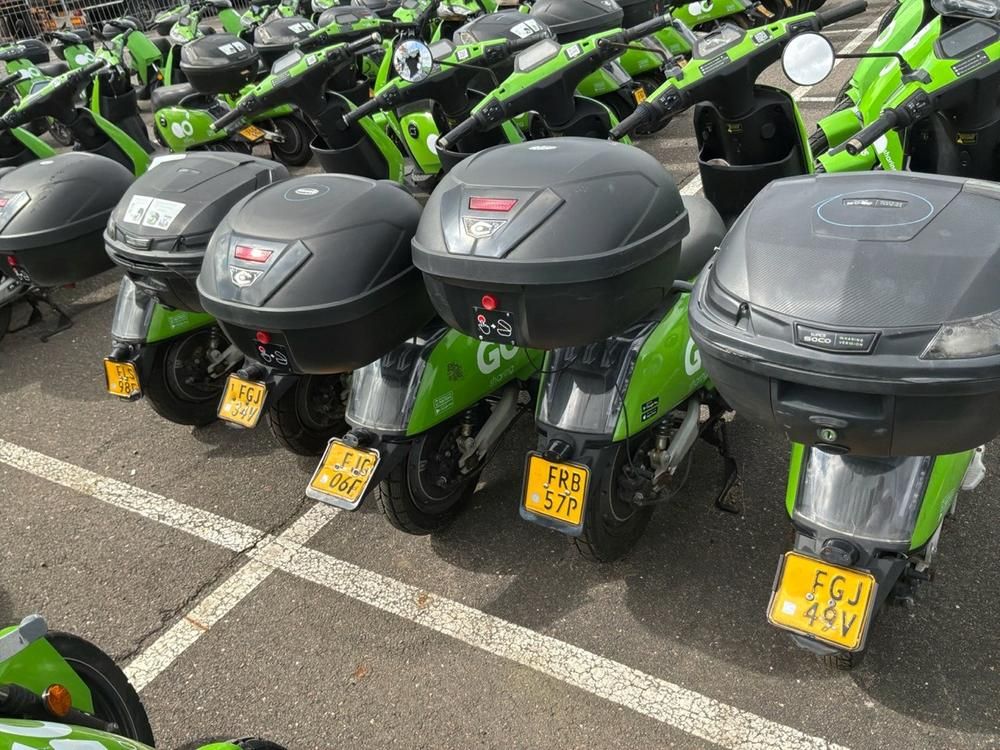 Super SOCO CUx electric fixer upper scooters (10x)