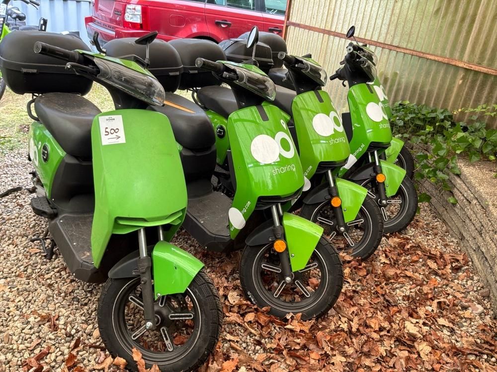 Super SOCO CUx electric fixer upper scooters (5x)