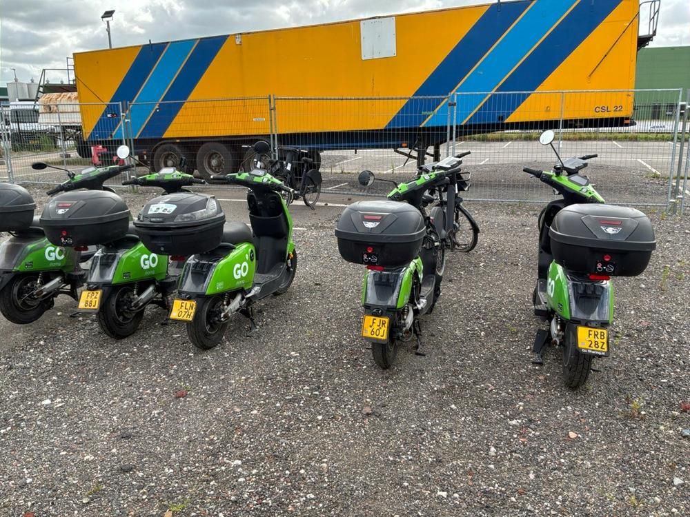 Super SOCO CUx electric salvage scooters (5x)