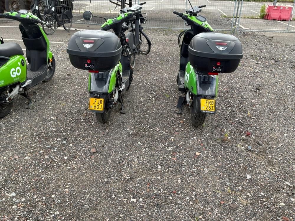 Super SOCO CUx electric salvage scooters (5x)