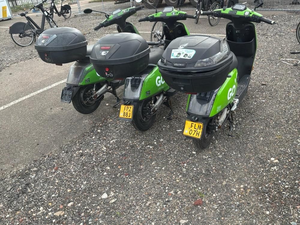 Super SOCO CUx electric salvage scooters (5x)